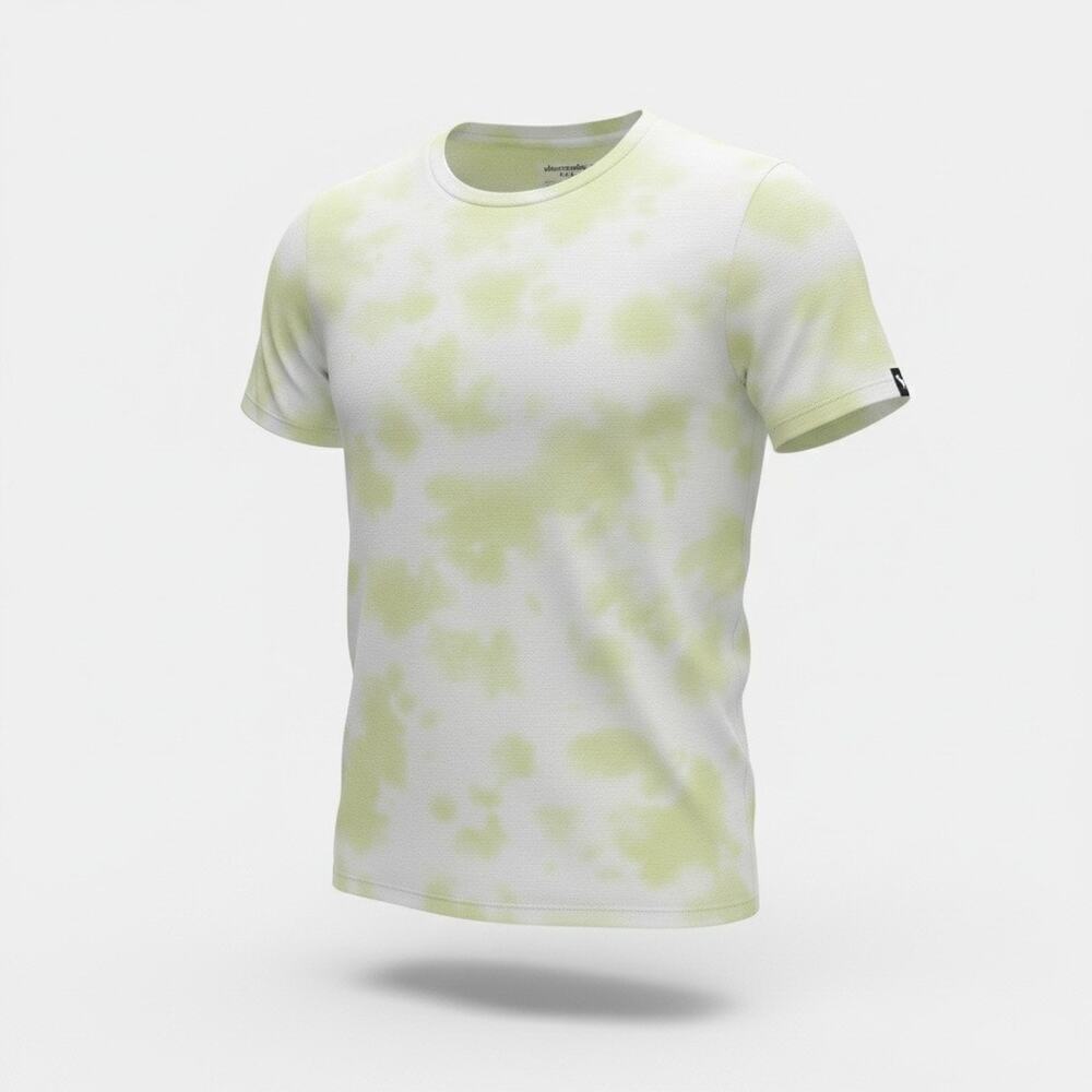 Abercrombie Kids Lime Green&White Crew Neck Short Sleeve T-Shirt Size 15/16-NWOT